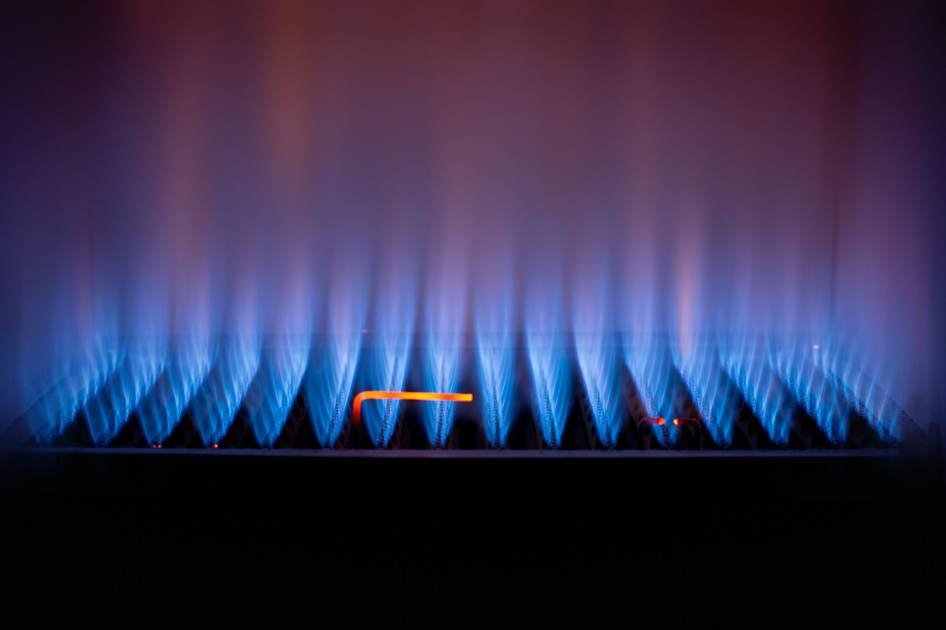 Gas boiler installation